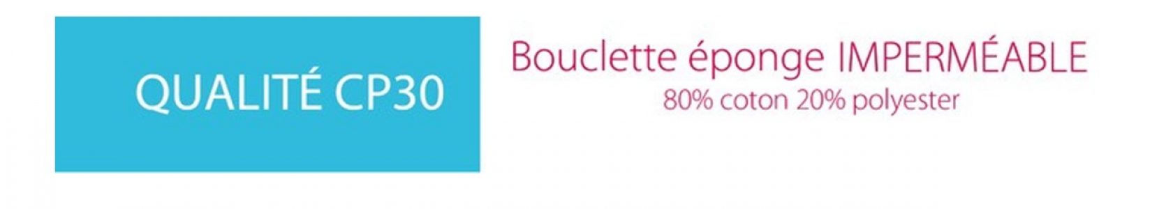 Bouclette éponge imperméable CP30